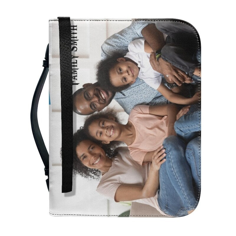 Personalized Family Photo Bible Cover Case