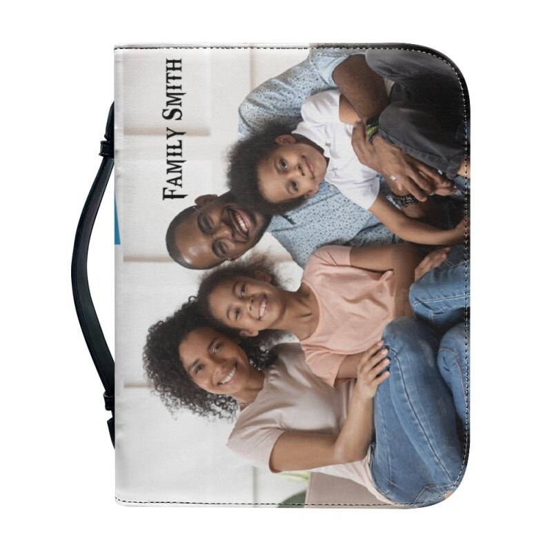 Personalized Family Photo Bible Cover Case