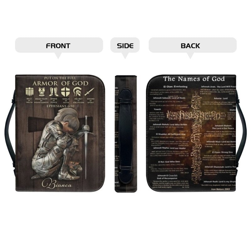 Personalized Armor of God Bible Cover