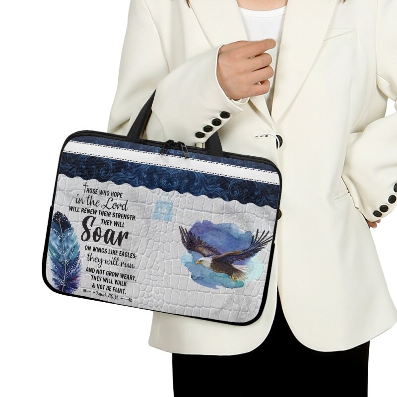 Those Who Hope in the Lord Custom Laptop Bag