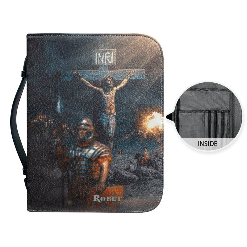 Personalized Crucifixion Chronicle Bible Cover