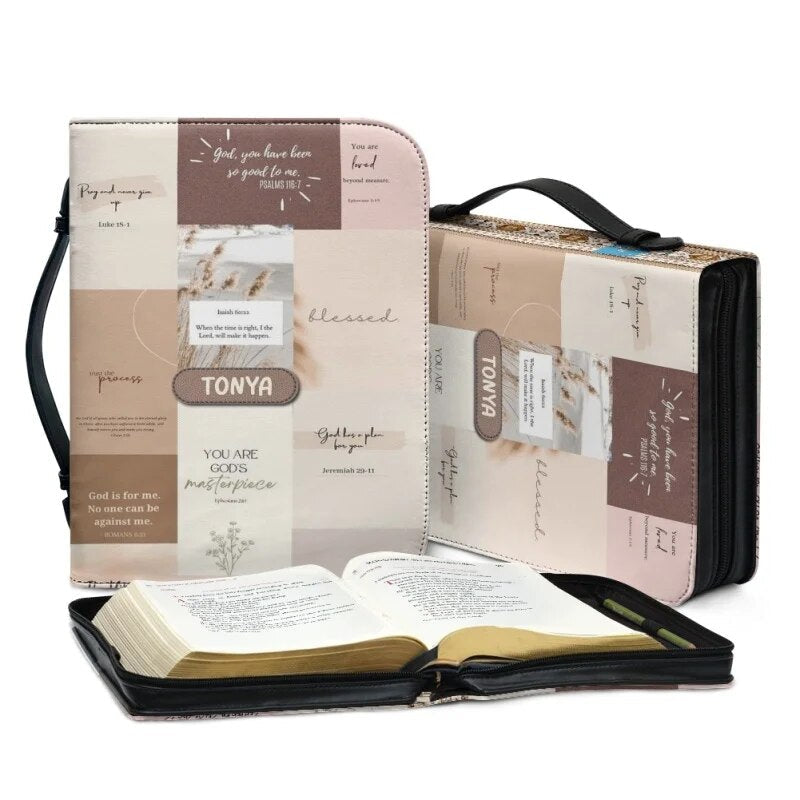 Personalized God Is God Butterfly Bible Cover