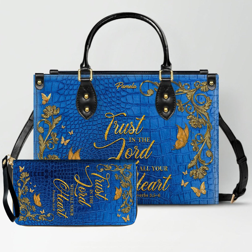 Personalized Christian Handbag & Wallet Set