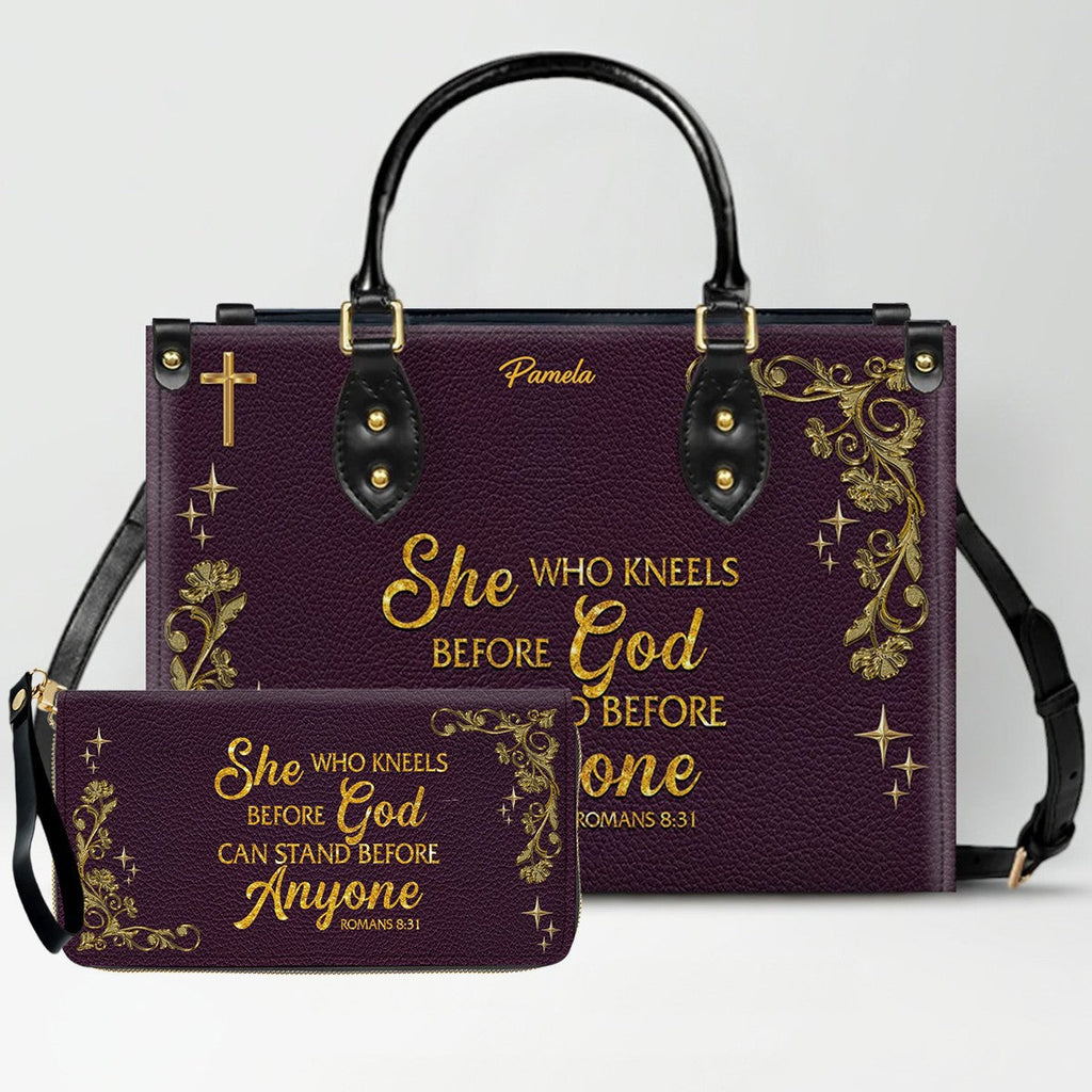 Personalized Christian Handbag & Wallet Set