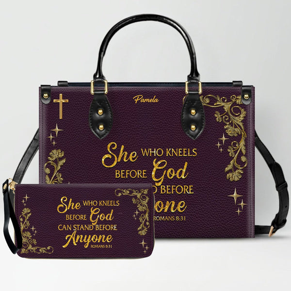 Personalized Christian Handbag & Wallet Set