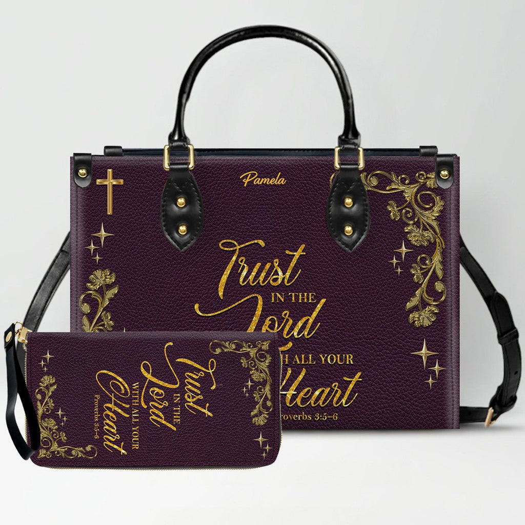 Personalized Christian Handbag & Wallet Set