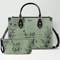Custom Christian Leather Handbag & Wallet Set
