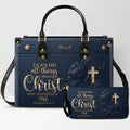 Custom Philippians 4:13 Leather Handbag & Wallet
