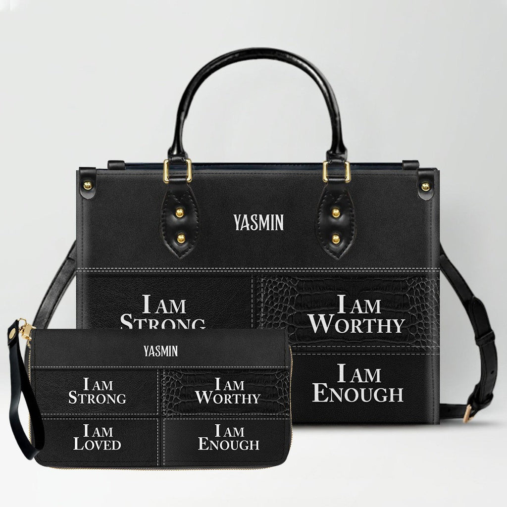 Personalized Christian Handbag & Wallet Set