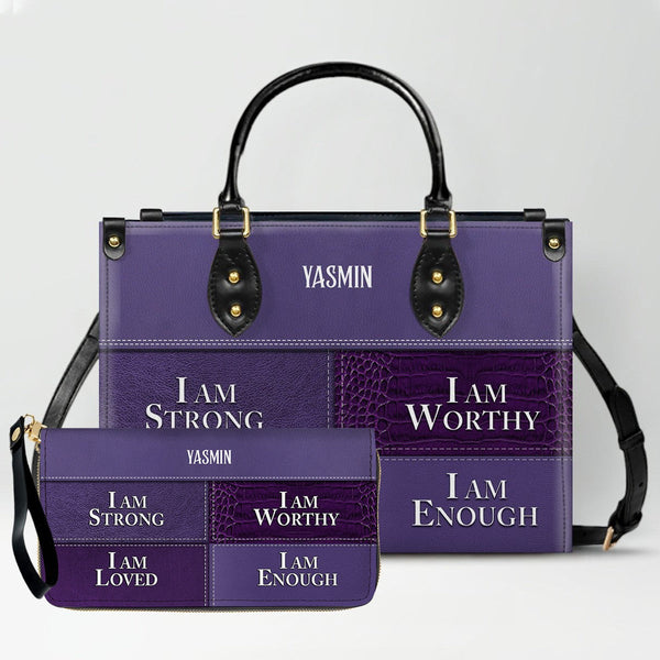 Personalized Christian Handbag & Wallet Set