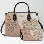 Personalized Beige Cross Handbag & Wallet Set