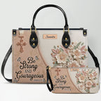 Personalized Beige Cross Handbag & Wallet Set