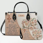 Personalized Beige Cross Handbag & Wallet Set