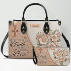 Personalized Beige Cross Handbag & Wallet Set