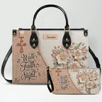 Personalized Beige Cross Handbag & Wallet Set