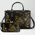 Custom Christian Leather Handbag & Wallet Set