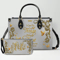 Personalized Christian Leather Handbag & Wallet