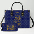 Personalized Philippians 4:13 Leather Handbag