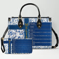 Custom Christian Bible Verse Leather Handbag