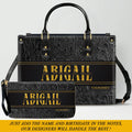 Custom Bible Verse Leather Handbag & Wallet Set