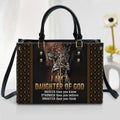 Daughter of God Personalized Leather Tote Bag