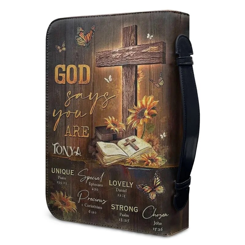 Personalized God Says You Are Bible Cover