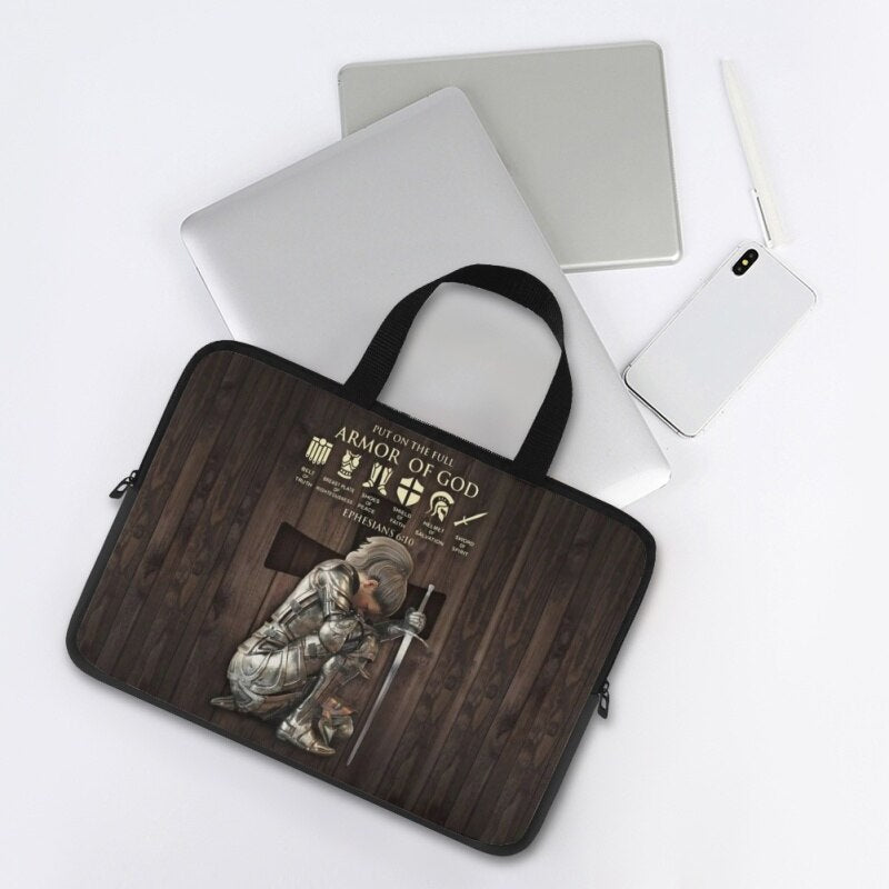 Personalized Armor of God Laptop Bag