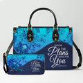Personalized Christian Leather Handbag & Clutch