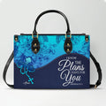 Sapphire Blue Personalized Christian Handbag