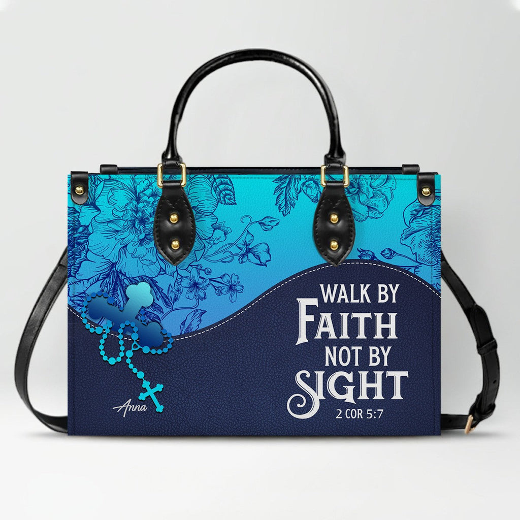 Sapphire Blue Personalized Christian Handbag