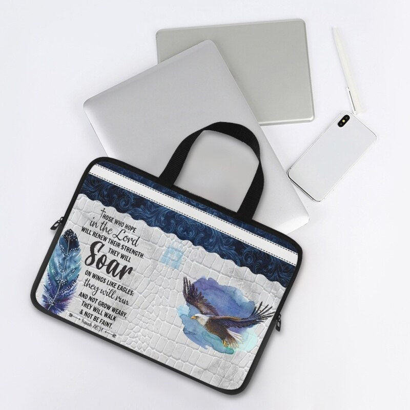 Those Who Hope in the Lord Custom Laptop Bag