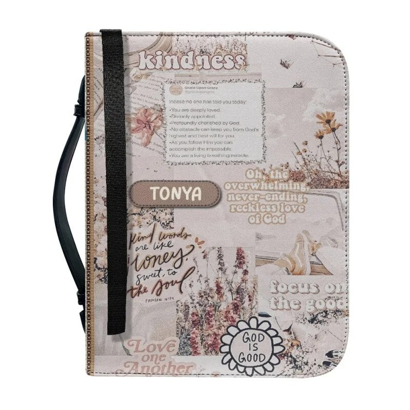 God's Masterpiece Custom Floral Bible Cover