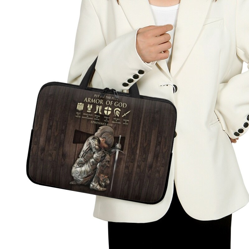 Personalized Armor of God Laptop Bag