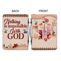 Personalized Nothing Is Impossible Bible Cover
