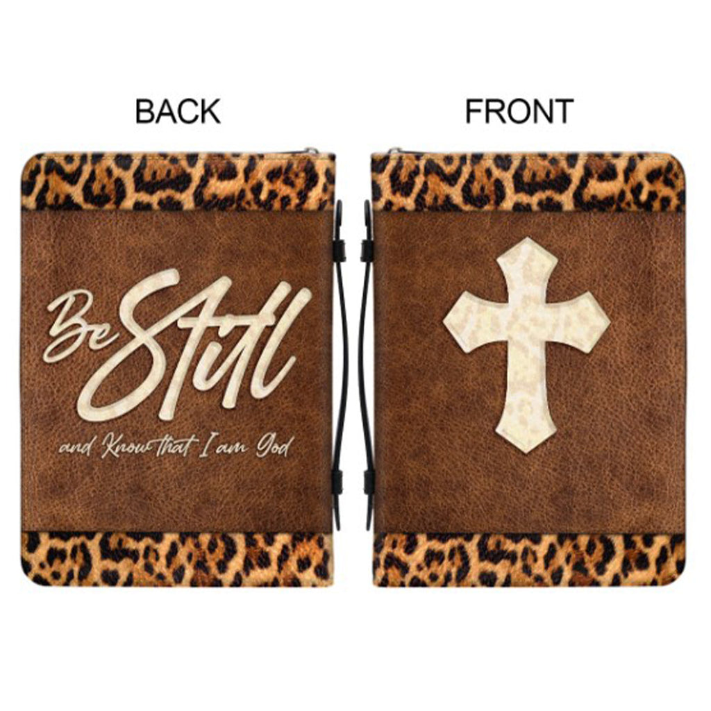 Personalized Be Still & Know Bible Cover