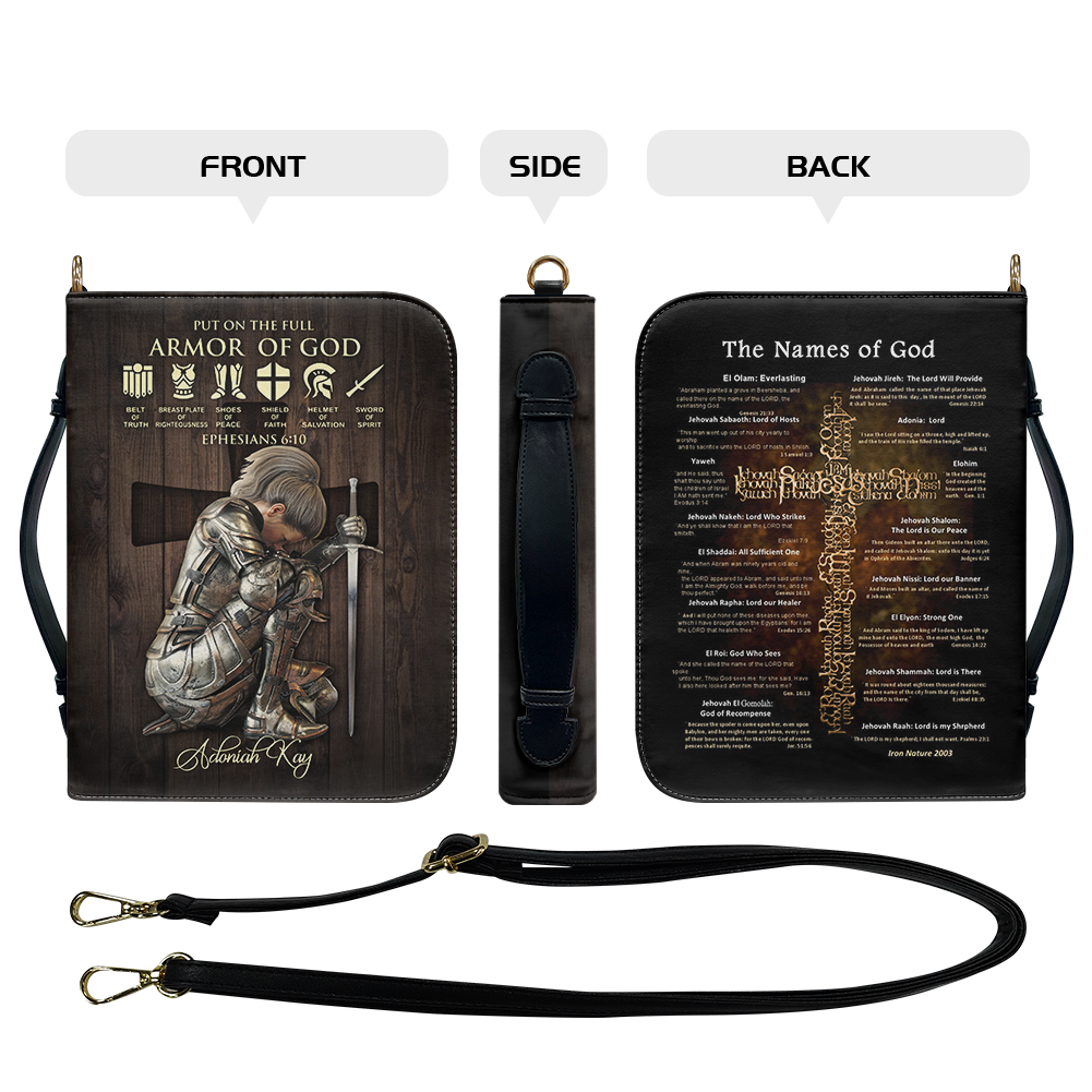 Personalized Armor of God Bible Cover