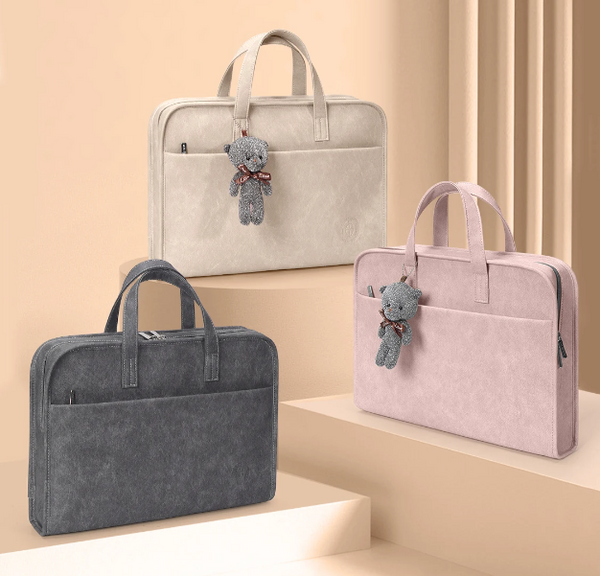 Waterproof Leather Laptop Bag & Sleeve