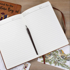 Personalized "Child Of God, Woman Of Faith" Leather Journal