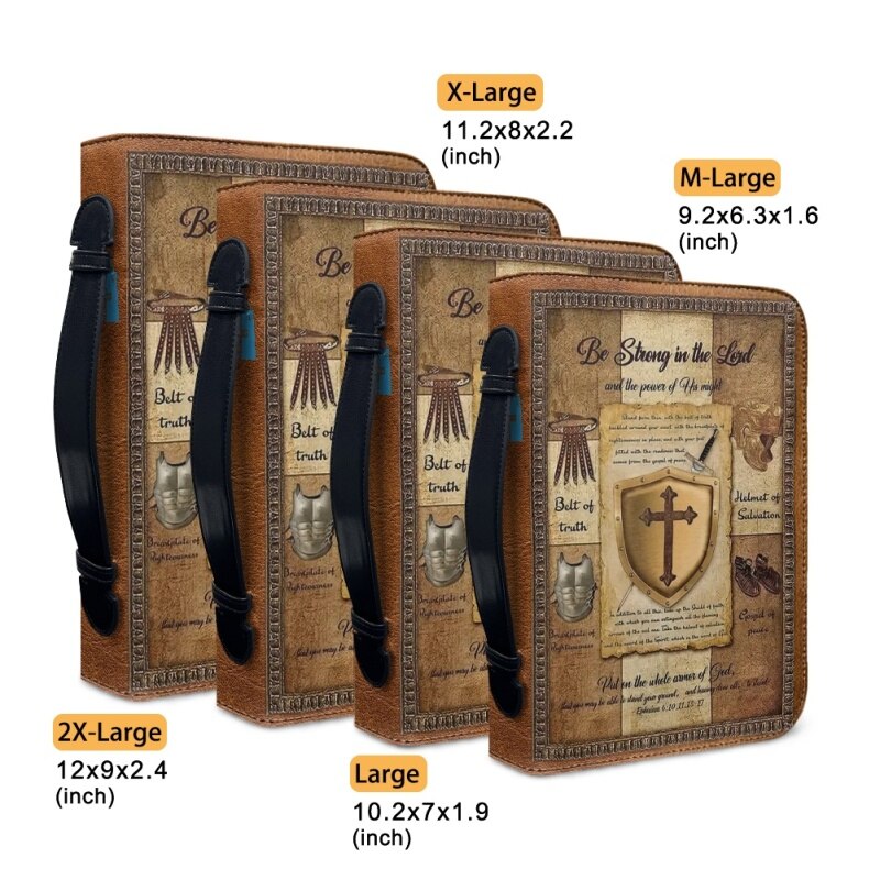 Be Strong in the Lord Personalized Bible Cover
