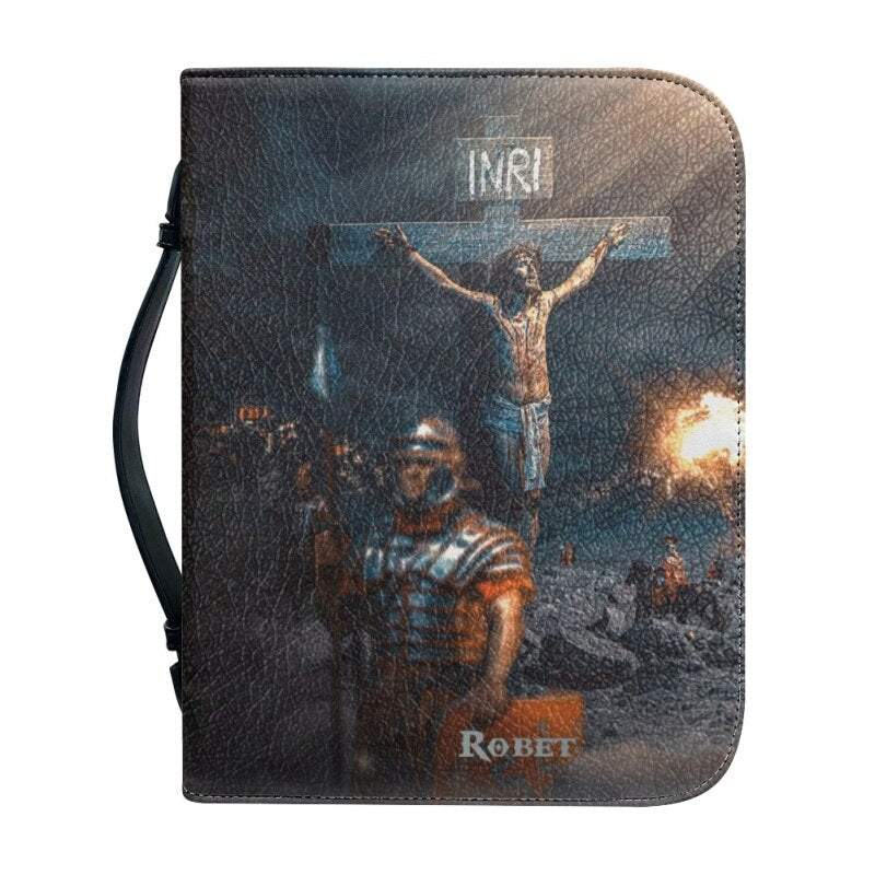 Personalized Crucifixion Chronicle Bible Cover