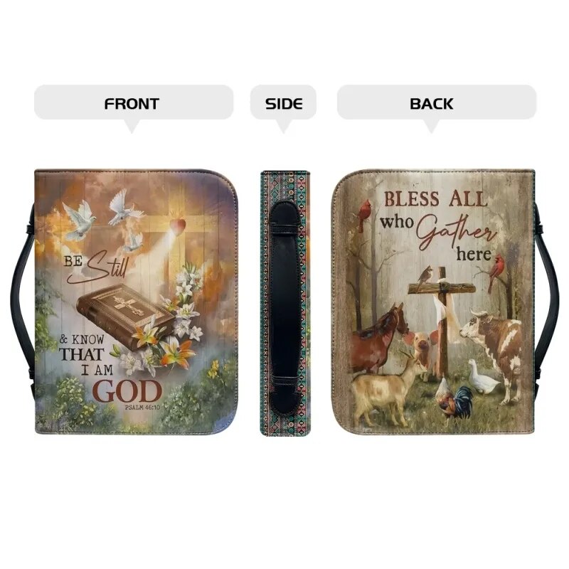 Personalized Bless All Who Gather Bible Cover