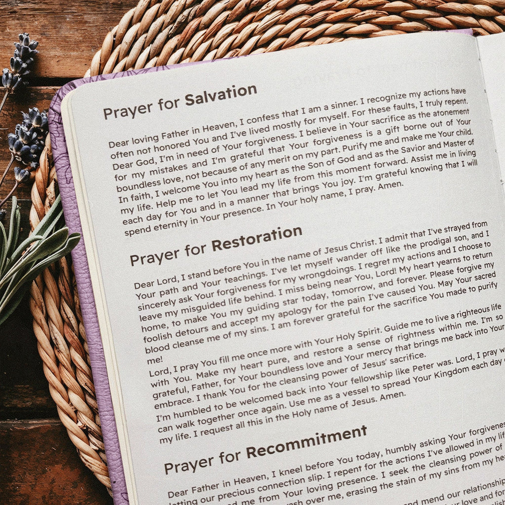 Psalm 46:10 'Still' Leather Prayer Journal