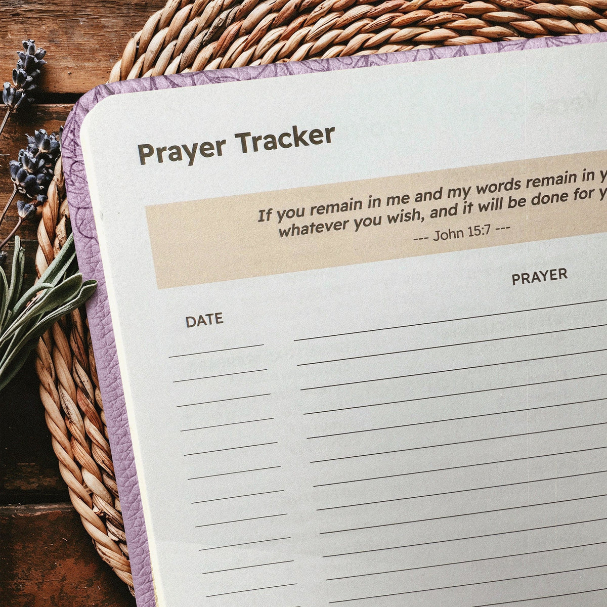 Psalm 46:10 'Still' Leather Prayer Journal