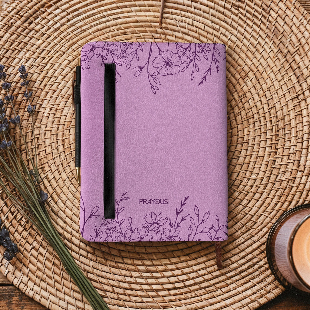 Psalm 46:10 'Still' Leather Prayer Journal