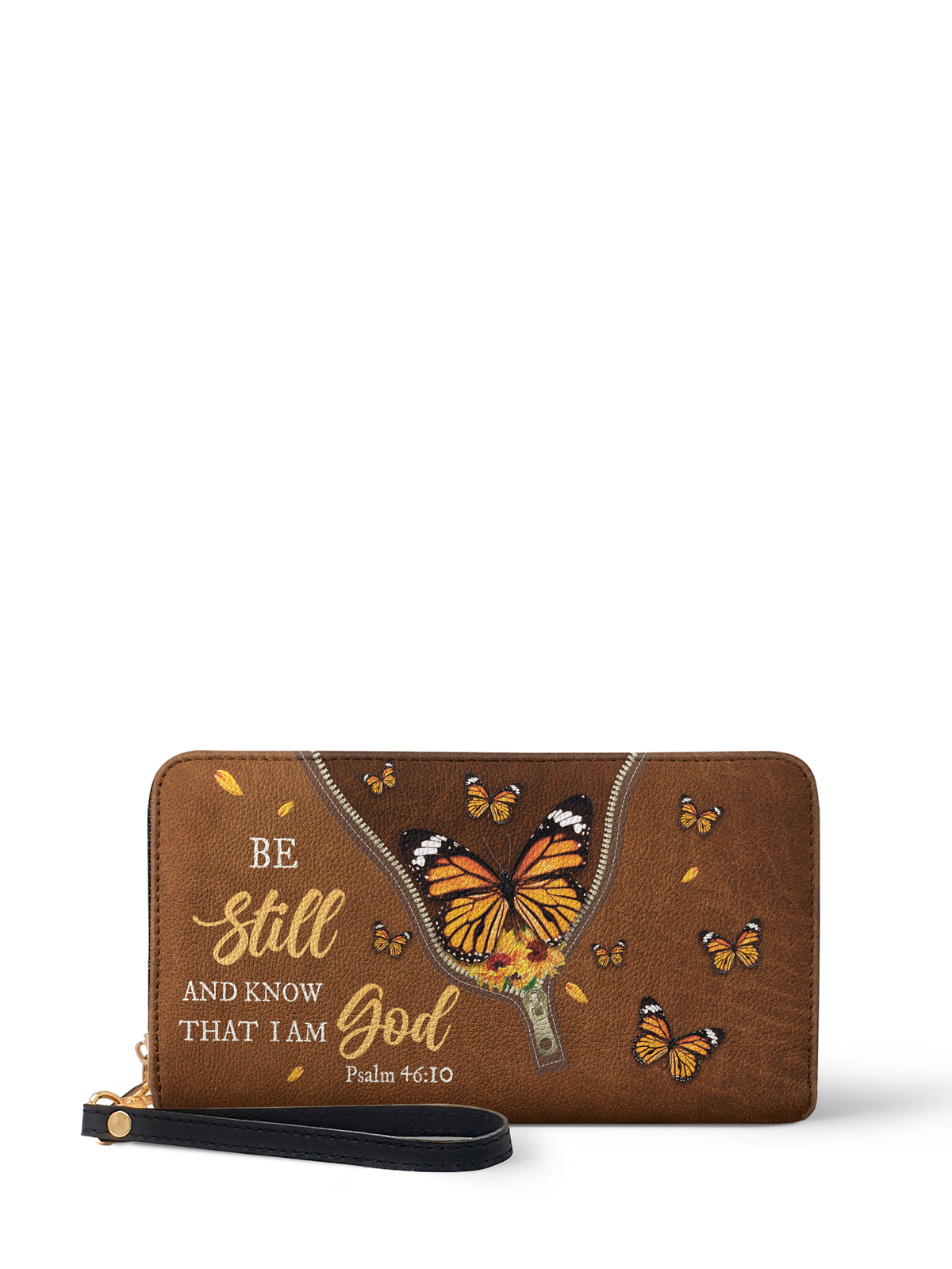 Serene Psalm 46:10 Scripture Wallet
