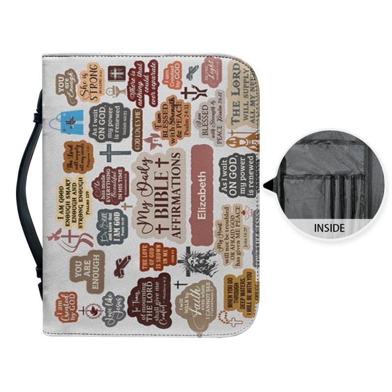 Personalized Faith Affirmations Bible Cover