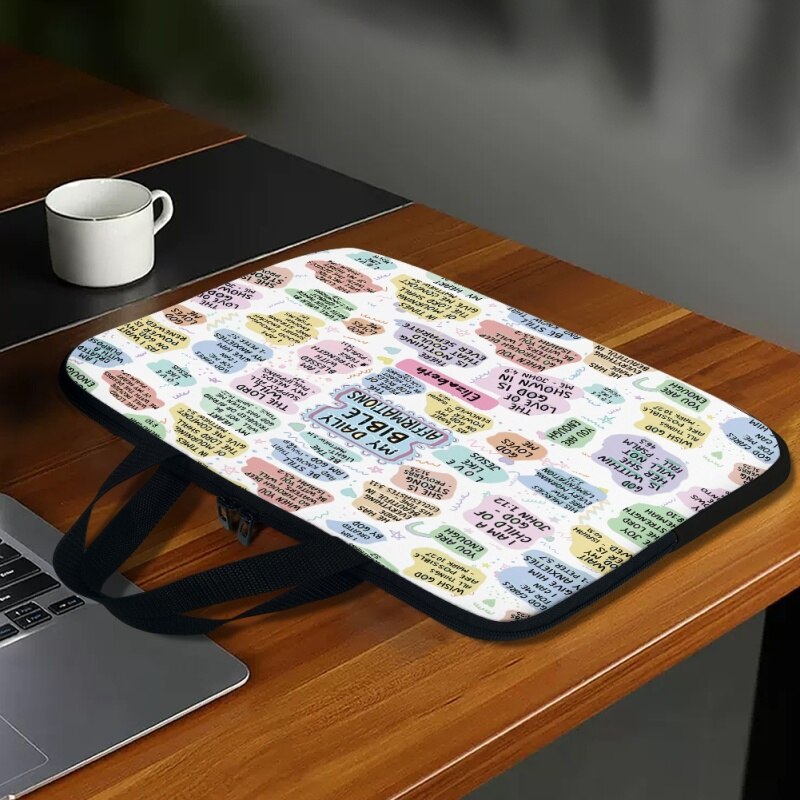 Daily Bible Affirmations Personalized Laptop Bag