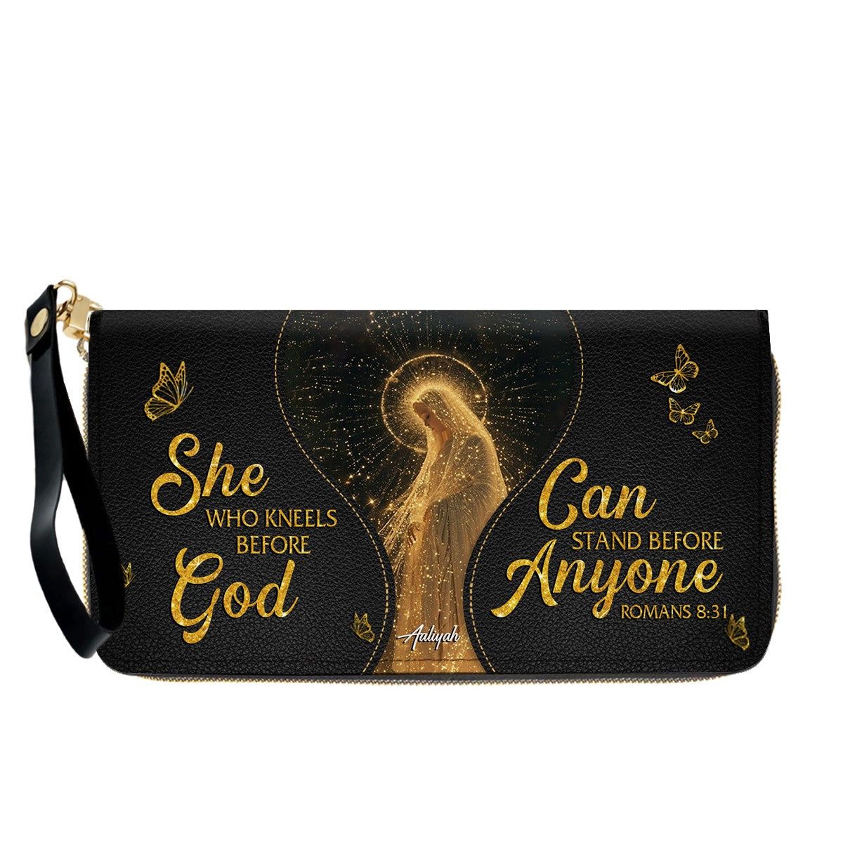 Personalized Christian Leather Handbag & Wallet Set