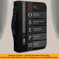 Personalized Leather Bible Cover for Men