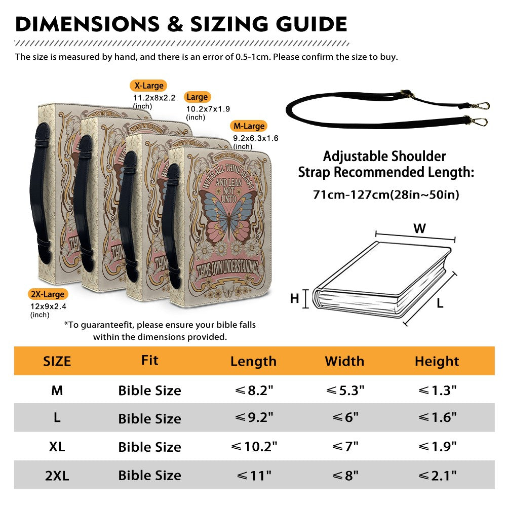Personalized Trust In The Lord Bible Cover